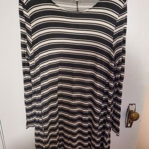Striped Long Sleeve dress